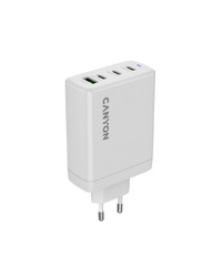CANYON charger OnCharge 120 GAN Total 120W MAX 3 USB-C +1 USB-A White EU plug