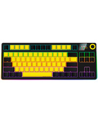 LORGAR Gaming Keyboard KBP70TKLW Pro Wireless Yellow EN