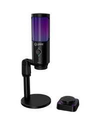 LORGAR Gaming Microphone SMP40 Pro Mute Button RGB Black