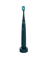 Wireless Tooth Brush, Navy Blue, 3 Brush Heads, 1400mAh, Function: Soft, Clean, Massage, White, Sweep