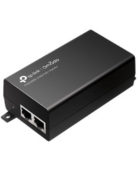 TP-Link PO260s 2.5G PoE+ Injector Adapter, 1x 2.5G PoE Port, 1x 2.5G Non-PoE Port, 802.3at/af Compliant, Data and Power Carried over The Same Cable Up to 100 Meters, Plastic Case, Pocket Size