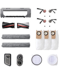 Anker, Eufy S2 Accessories Package, 2 Pairs of Side Brushes, 2 Filter Sets, 1 Roller Brush, 1 Brush Guard, Water Tank Filter, Dust Bag, Brush Guard