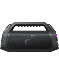 Anker, soundcore Boom 2 Plus Black Speaker, 140W, 20-Hour Playtime, 30W Fast Recharging, BassUp 2.0, 103dB Loud Sound, BT 6.0, Waterproof (IPX7) Floatable