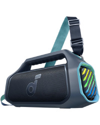 Anker, soundcore Boom 2 Plus Blue Speaker, 140W, 20-Hour Playtime, 30W Fast Recharging, BassUp 2.0, 103dB Loud Sound, BT 6.0, Waterproof (IPX7) Floatable