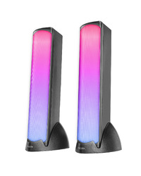 Zvučnici 2.0 gaming Mikado MD-183 2.0 3W*2 Bluetooth Black RGB illuminated USB 3.5mm USB 5V 5V speaker speaker, 40234