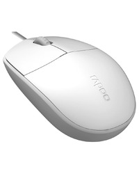 Miš RAPOO N100.WHITE Wired Mouse, R-18102
