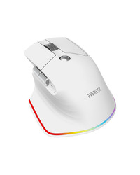 Miš Everest SMW- 178 Handy 2in1 Bluetooth 2,4GHz White Rechargeable 4000 DPI Horizontal/Vertical Wheel Ergonomic RGB Mouse, 41043