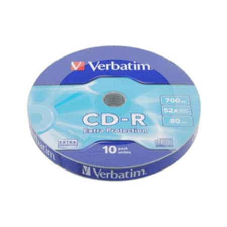 CD-R,VERBATIM, 700 MB,52X,spindle 10 kom EXTRA PRO.43437