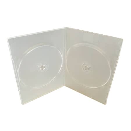 Omot za 2 DVD, PROZIRNI 7mm, DVD-2PS