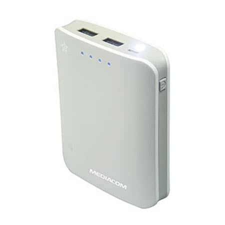 PowerBank MEDIACOM M-PBS104L punjač za baterije 10400mAh bijeli