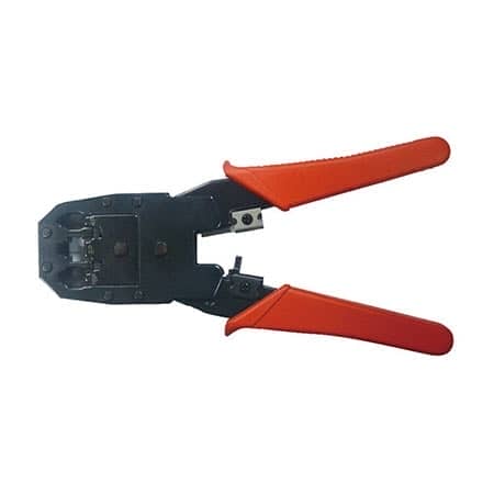 Kliješta GEMBIRD, BS + carbon steel, crimp/cutt/strip wire, RJ45, RJ12, RJ11, T-WC-04
