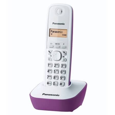 KX-TG1611FXF Panasonic telefon ljubičasto/bijelo DECT CID 