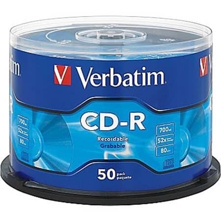 CD-R,VERBATIM, 700 MB,52X,spindle 50 kom EXTRA PRO.WRAP,43787