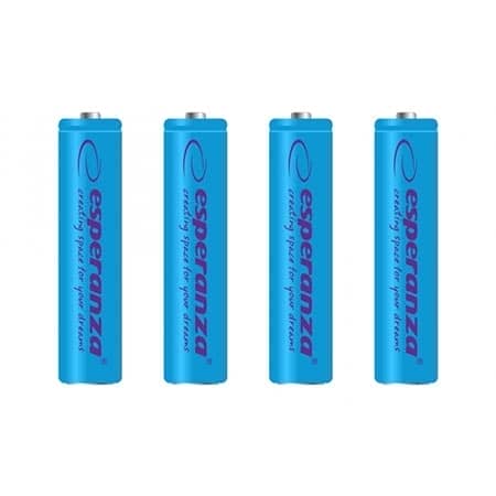Punjive baterije ESPERANZA RECHARGEABLE Ni-MH AAA 1000MAH 4kom. blue, EZA102B