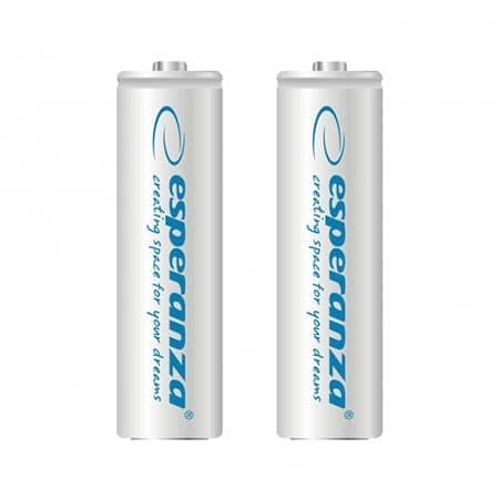 Punjive baterije ESPERANZA RECHARGEABLE Ni-MH  AA 2000MAH 2kom. white, EZA103W