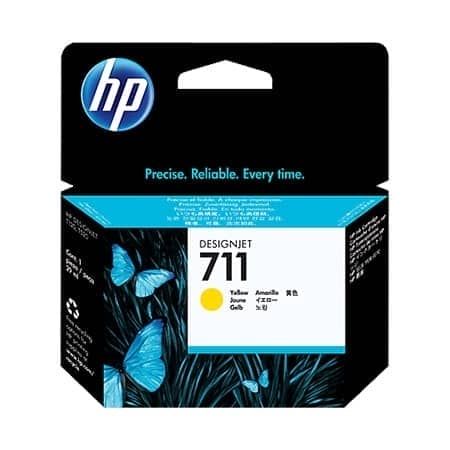 HP Tinta CZ132A Yellow 711 T120 24-in, T520 24-in, T520 36-in 
