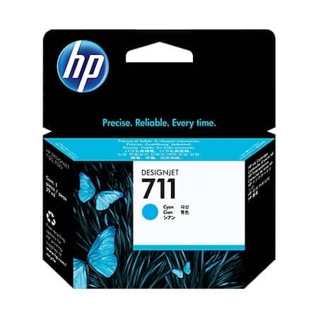 HP Tinta CZ130A Cyan 711 T120 24-in, T520 24-in, T520 36-in 