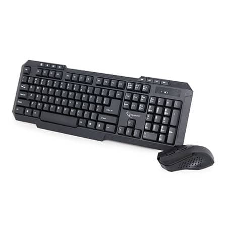 Tastatura + miš wireless GEMBIRD, KBS-WM-02 multimedia USA layout