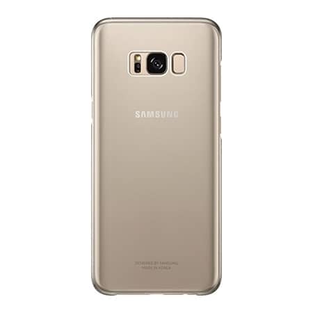Futrola SAMSUNG G955 GALAXY S8 PLUS Clear Cover gold EF-QG955CFE