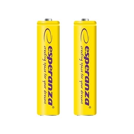 Punjive baterije ESPERANZA RECHARGEABLE Ni-MH AAA 1000MAH 2kom. yellow, EZA101Y
