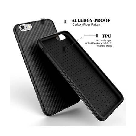 Zaštitna futrola carbon iPhone 7 black