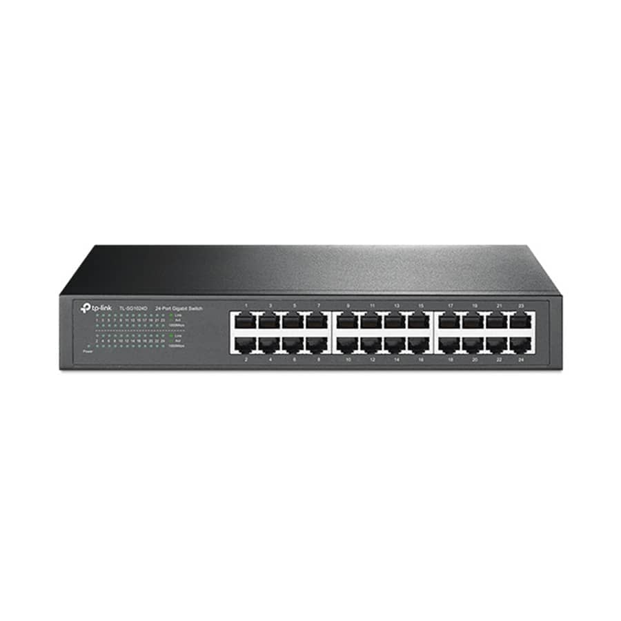 SWITCH 24 portni 10/100/1000 TP-Link TL-SG1024D Gigabit Desktop, Rackmount, RJ45 ports, 13