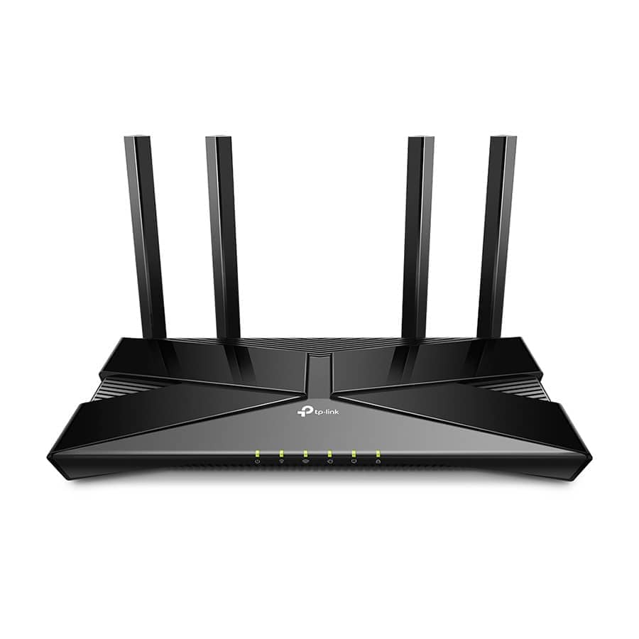 ROUTER TP-Link ARCHER AX53 AX3000 Dual-Band Wi-Fi 6 RouterSPEED: 574 Mbps at 2.4 GHz + 2402 Mbps at 5 GHz SPEC: 4× Antennas, 1× Gigabit WAN Port + 4× 