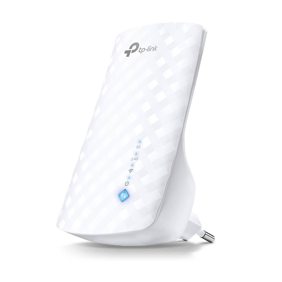 TP-LINK RE190 AC750 Wi-Fi Range Extender, 300Mbps at 2.4GHz, 433Mbps at 5GHz, 3 Omni-directional Antennas