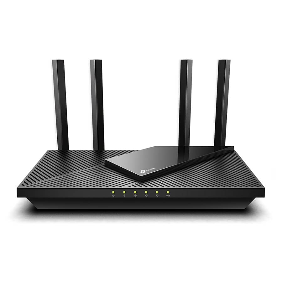 ROUTER TP-Link Archer AX55 AX3000 Dual Band Gigabit Wi-Fi 6 ruter, 2402 Mbps (5 GHz) i 574 Mbps (2,4 GHz), 4 ekst ant, ARCHER-AX55