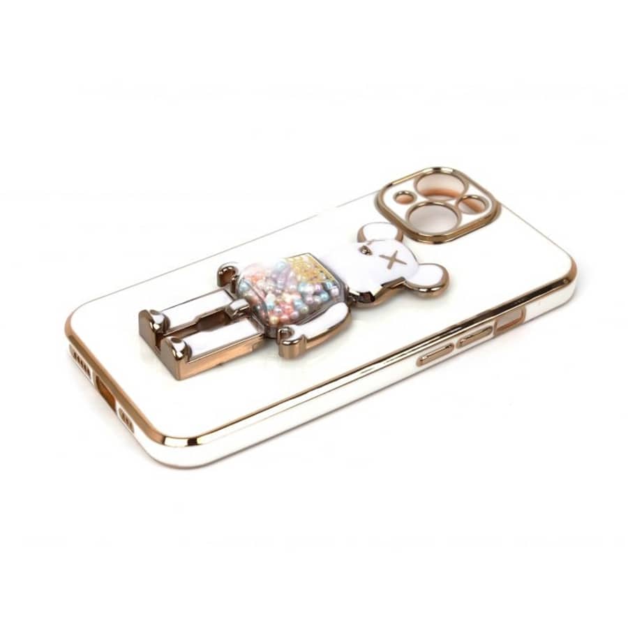 ZAŠTITNA MASKA TPU FRONDY BEAR IPHON 14 WHITE