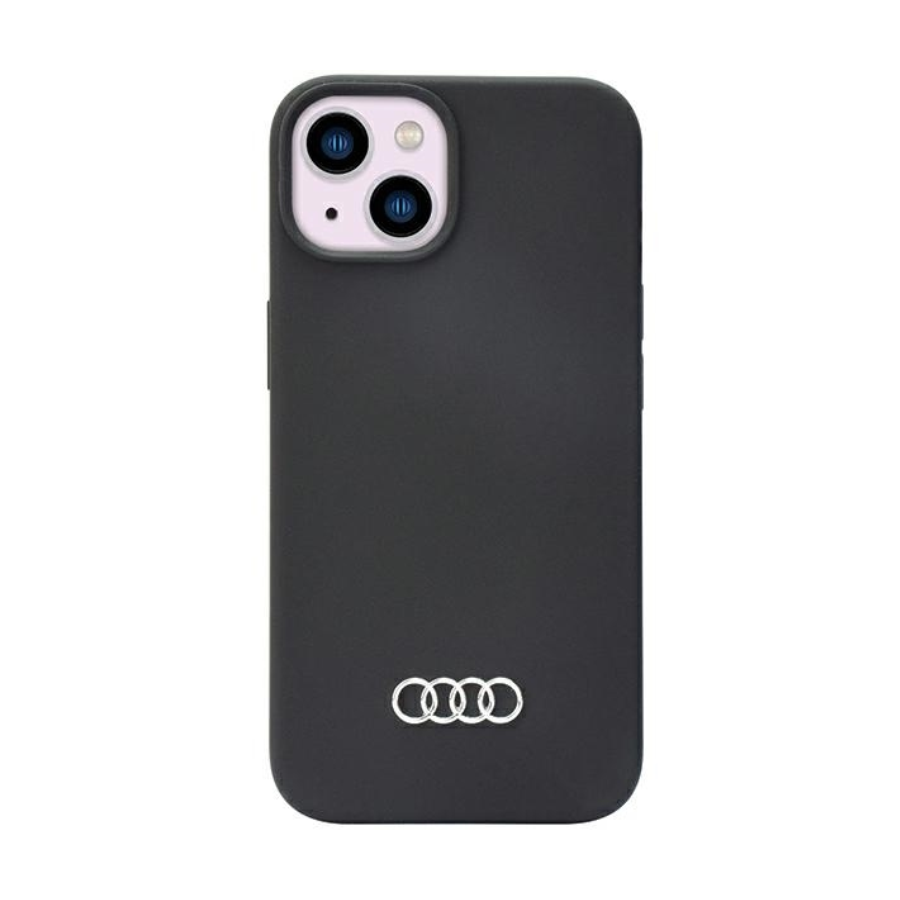 ORIGINAL CASE AUDI HARDCASE SILICONE CASE AU-LSRIP14-Q3/D1-BK ZA IPHONE 14 CRNA