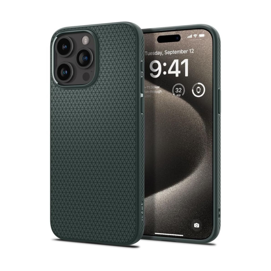 CASE SPIGEN LIQUID AIR ACS06564 ZA IPHONE 15 PRO MAX - ABYSS GREEN