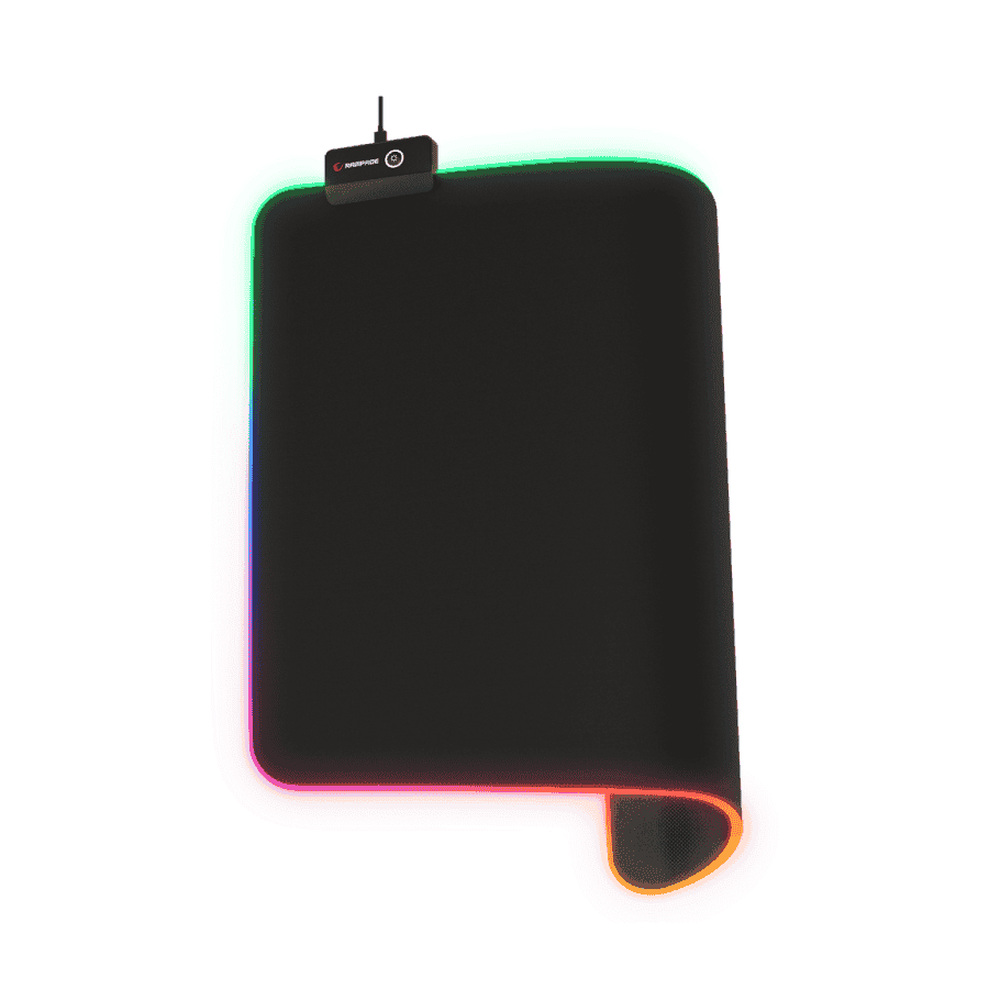 Podloga za miš za gaming RAMPAGE PULSAR RGB M crna 252*328*3mm RGB LED, 35753