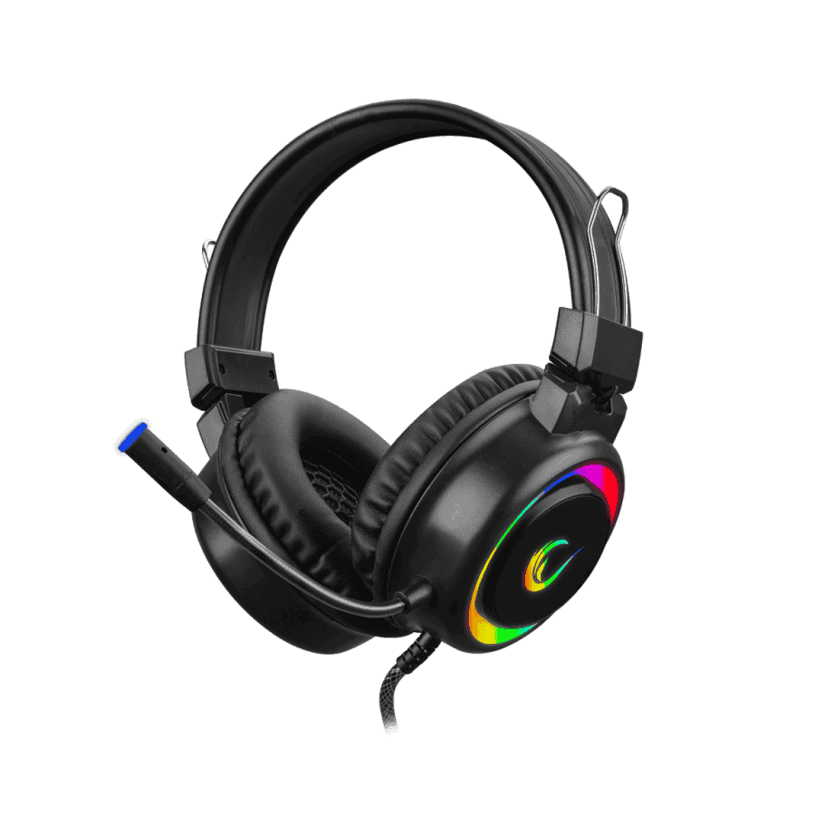 Slušalice sa mikrofonom gaming RAMPAGE SN-R10 ALQUIST black, 3,5 mm, RGB, 35527