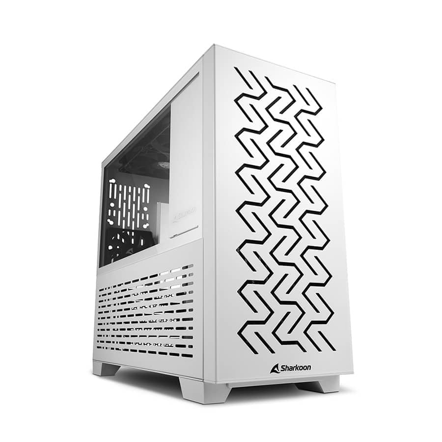 Kućište SHARKOON gaming, MS-Z1000 wh, white, ventilatori 1x80mm PWM, 3x120mm PWM, Micro-ATX