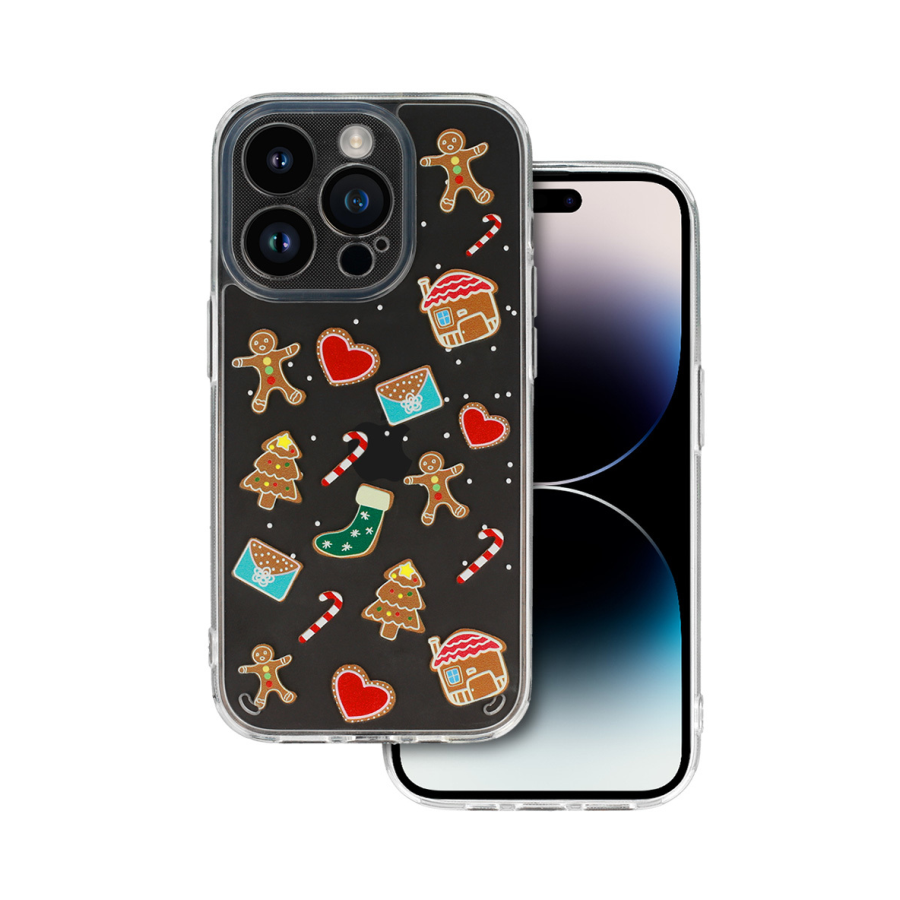 ZAŠTITNA MASKA CHRISTMAS CASE ZA IPHONE 15 PRO MAX DESIGN 2 CLEAR