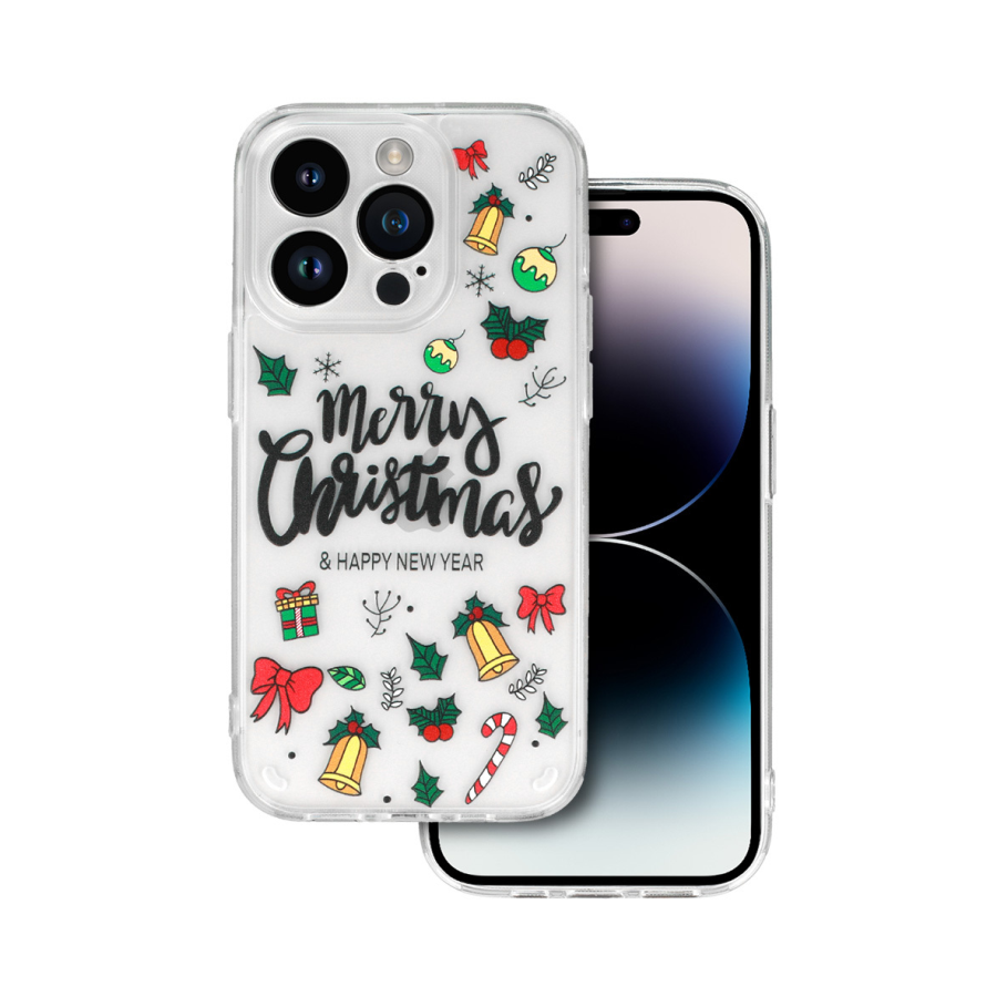 ZAŠTITNA MASKA CHRISTMAS CASE ZA SAMSUNG A14 5G DESIGN 3 CLEAR
