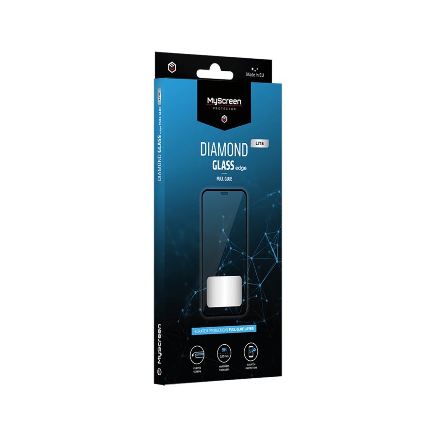 KALJENO STAKLO MYSCREEN LITE DIAMOND GLASS EDGE FULL GLUE ZA IPHONE 15 (6,1