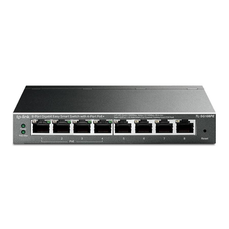 SWITCH 8 portni TP-LINK, TL-SG108PE PoE 