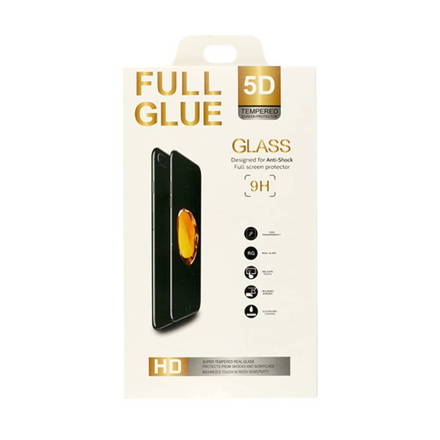 KALJENOSTAKLO 5D ZA OPPO A73 2020 CRNO