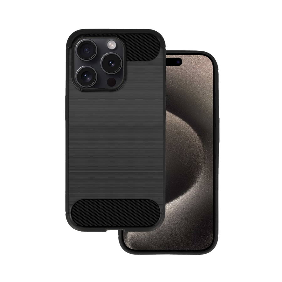 ZAŠTITNA MASKA CARBON ZA IPHONE 15 PRO MAX CRNA