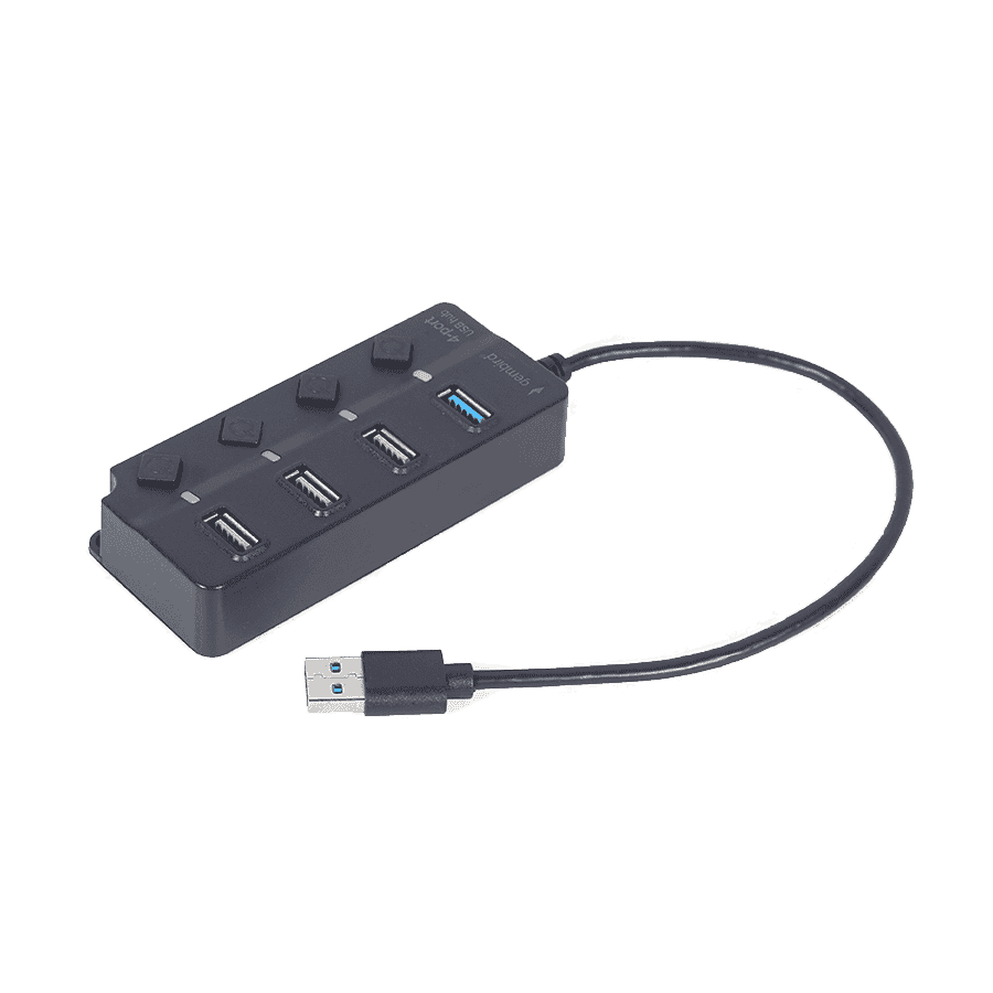 USB HUB 4-port 1 x USB 3.1 + 3 x USB 2.0 GEMBIRD UHB-U3P1U2P3P-01