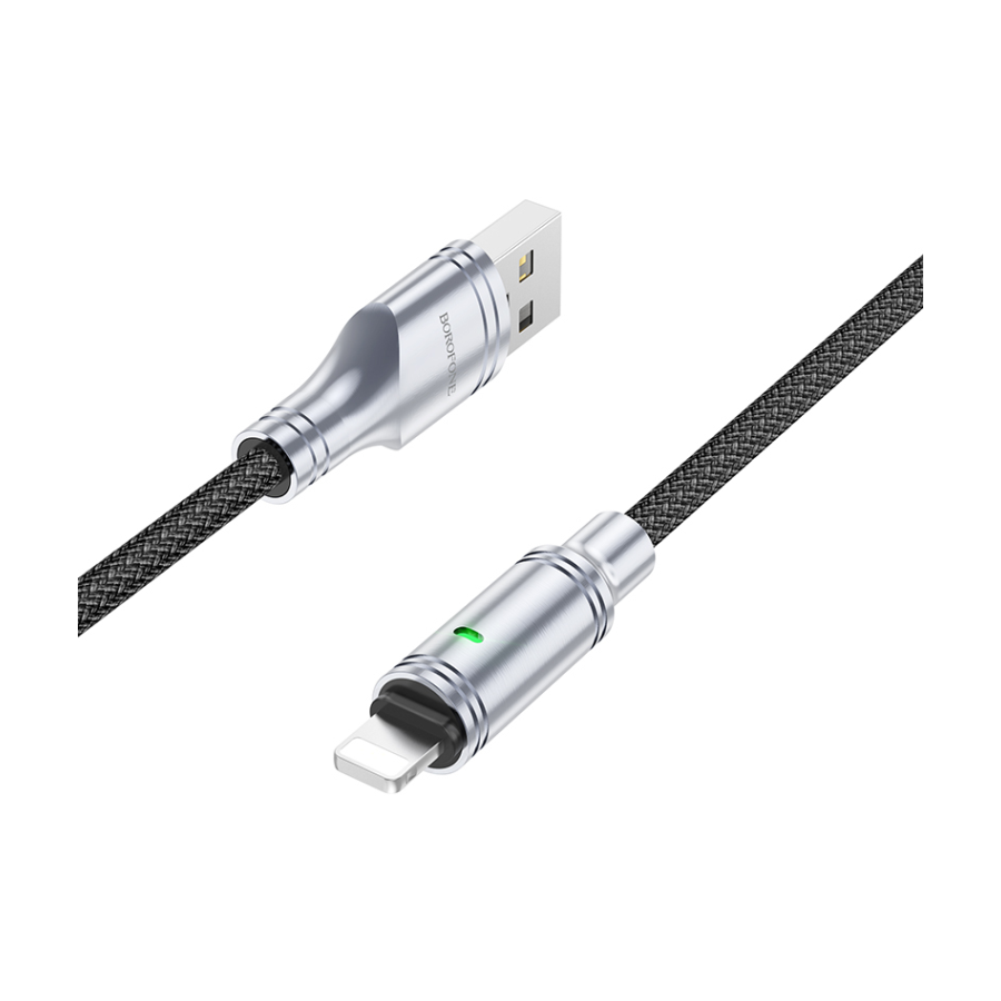 USB kabal BOROFONE BU40 Advantage charging data cable 1,2m, 2,4A  iPhone/lightning black