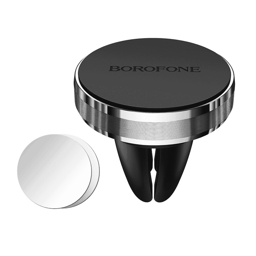 Univerzalni magnetni auto držač nosač za mobitel BOROFONE BH8 Air outlet magnetic in-car silver