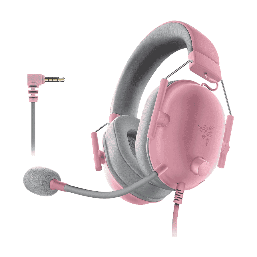 Slušalice Razer BlackShark V2 X - Wired Gaming Headset - Quartz Pink - FRML Packaging RZ04-03240800-R3M1