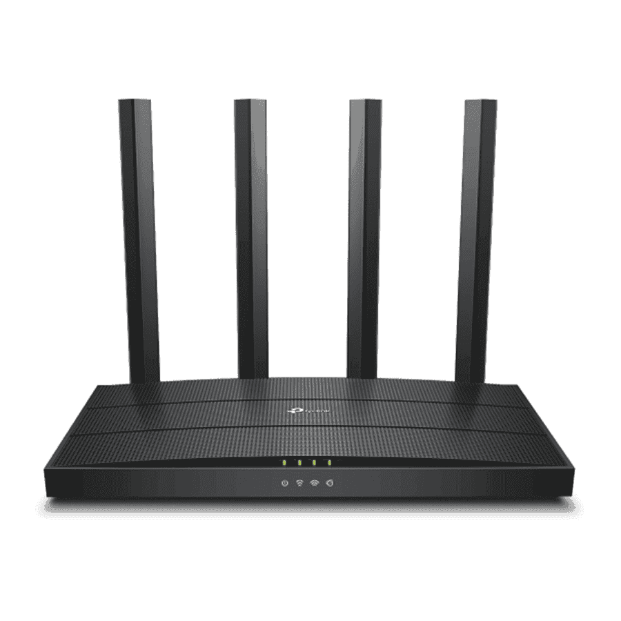 ROUTER TP-Link Archer AX12 AX1500 Dual-Band Wi-Fi 6 ruter, 300 Mbps na 2,4 GHz + 1201 Mbps na 5 GHz, 4×ant, 1GHz DC CPU, 1× G WAN port, Archer-AX12