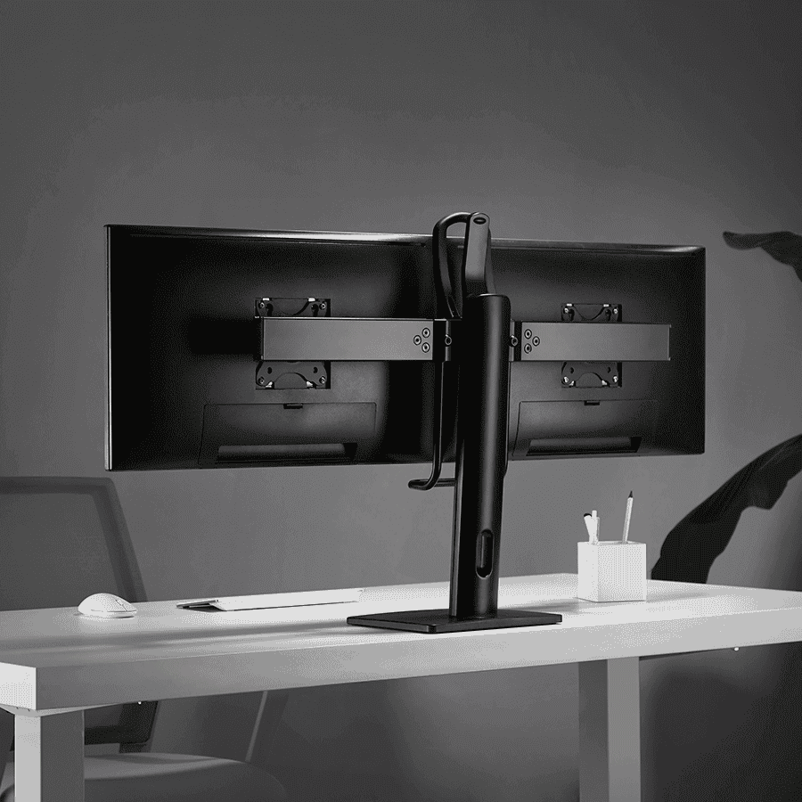 NOSAČ STALAK ZA DVA MONITORA GEMBIRD MS-D2-01, do 27”, up to 6 kg