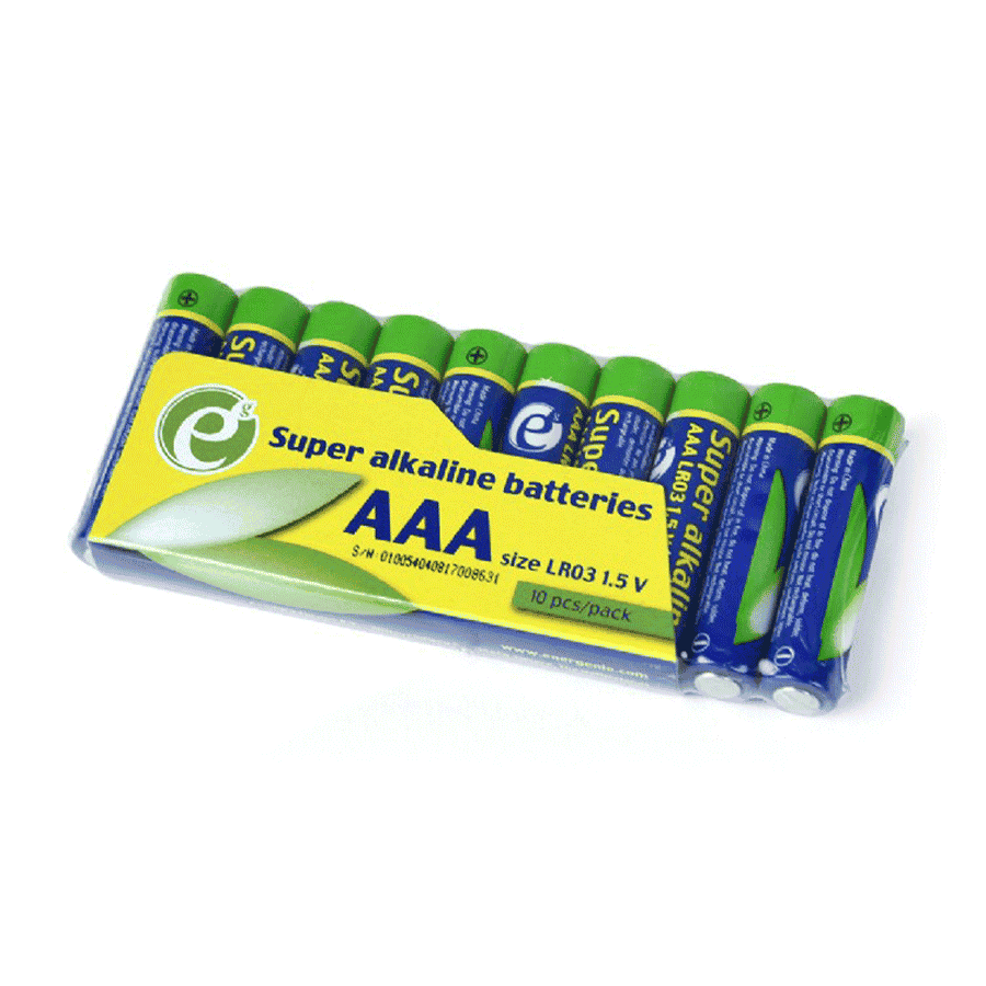Baterije 10 kom Gembird Super alkaline AAA batteries, 10-pack EG-BA-AAASA-01