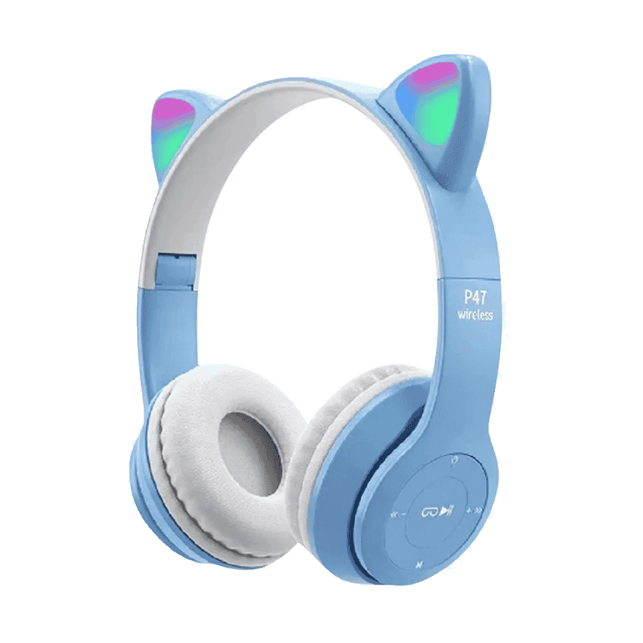 Slušalice za djecu bluetooth cat P47M blue