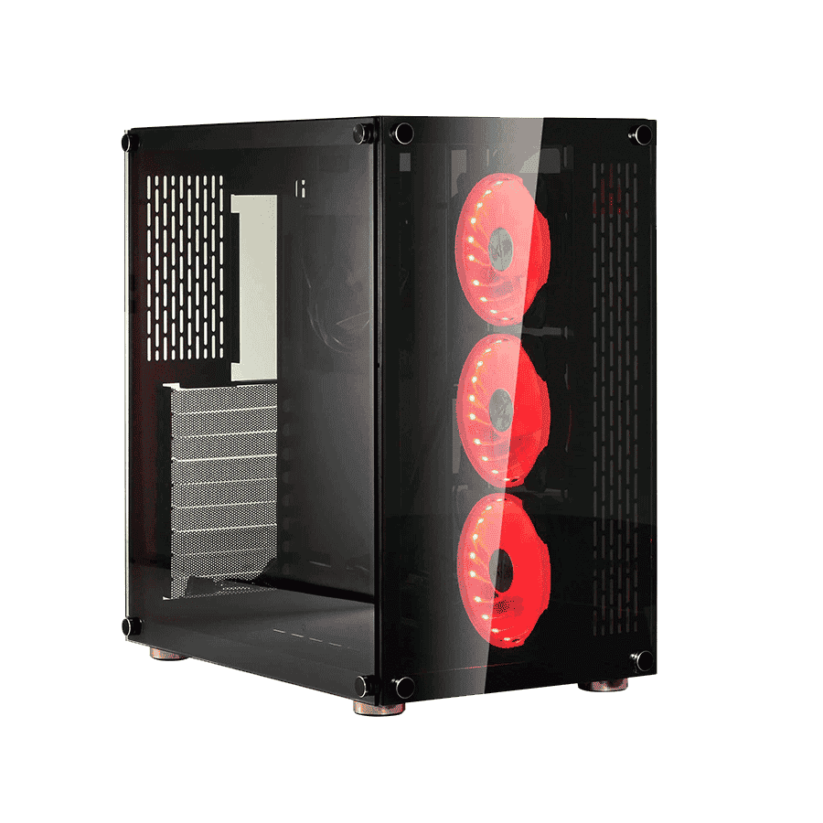 Kućište Protonic X2 7019 Gaming RGB ATX, X2-O7019G/W-U3X2